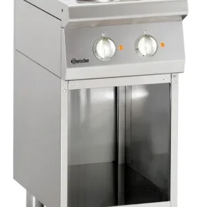 Uitverkoop Elektrisch fornuis 700 serie - Onderbouw open - 2 kookplaten rond - 400x700x(h)850-900mm