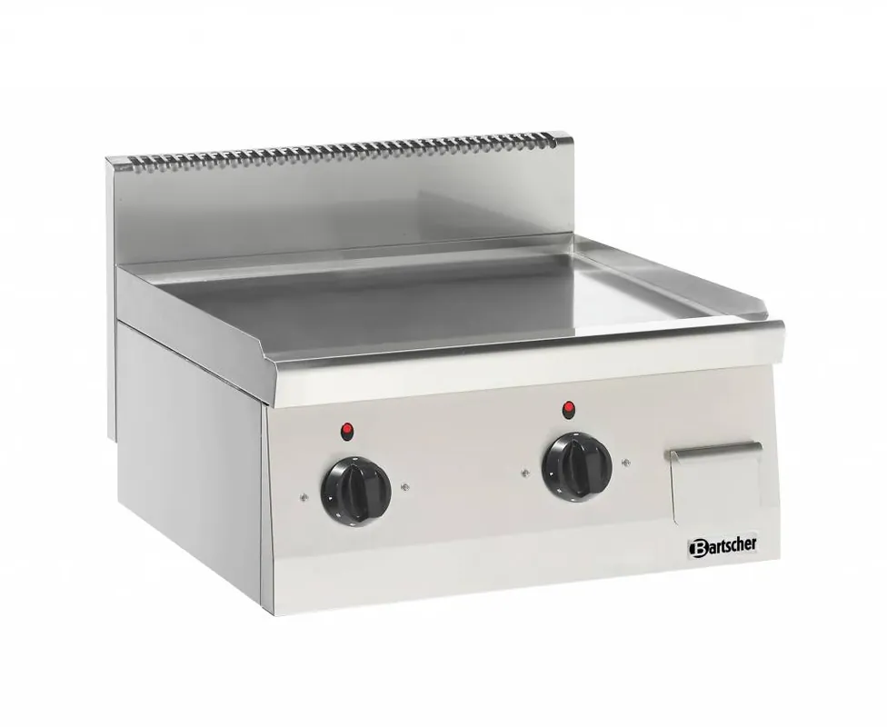 Direct Beschikbaar Elektrische grillplaat - Glad - 60x60x(h)29cm - 400V/7,2kW
