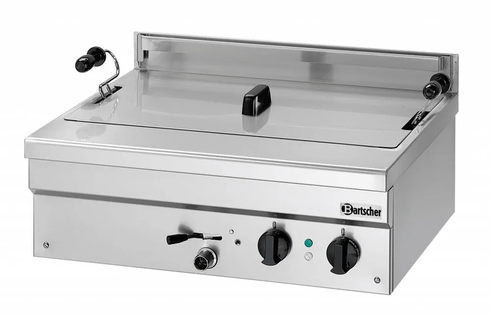 Tijdelijk Beschikbaar Friteuse - Elektrisch - Bakkerij Vis en Oliebollen - 21 liter - 400V - 6,8 kW - 700x580x(h)250mm