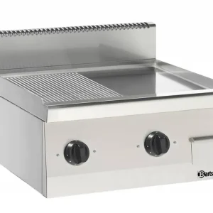 Beperkte Voorraad Elektrische grillplaat - Geribd/Glad - 60x60x(h)29cm - 400V/7,2kW