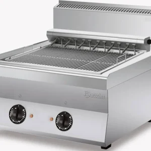 Beperkte Voorraad Bakplaat - Elektrisch - Rooster met 2 Grillzones - 80x65x(h)30cm - 400V/8,16kW