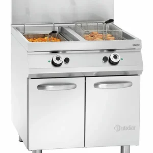 Vrijstaande gasfriteuse 900 serie - 2x20 liter - 36 kW - 800x900x(h)900-950mm Finale Uitverkoop