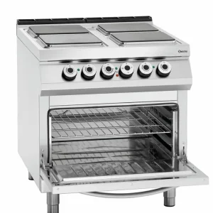 Elektrisch fornuis 900 serie - elektrische oven - 4 kookzones vierkant - 800x900x(h)900-950mm Veilige Betaling