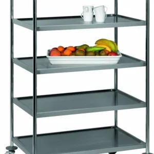 Serveertrolley 5 Bladen RVS Heavy Duty 860(b)x540(d)x1540(h)mm Seizoensaanbieding