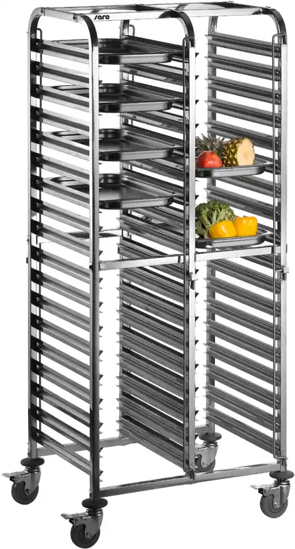 SARO Trolley voor 1/1 GN bakken model LIAM DUO Fabrieksprijs