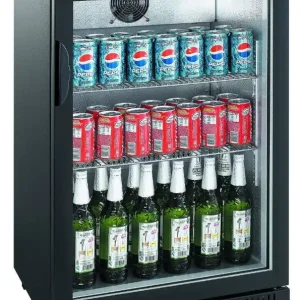 Snelle Levering Barkoeler Zwart - Model BC 128 Liter - 600x520x850(h)mm
