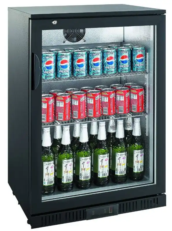 Snelle Levering Barkoeler Zwart - Model BC 128 Liter - 600x520x850(h)mm