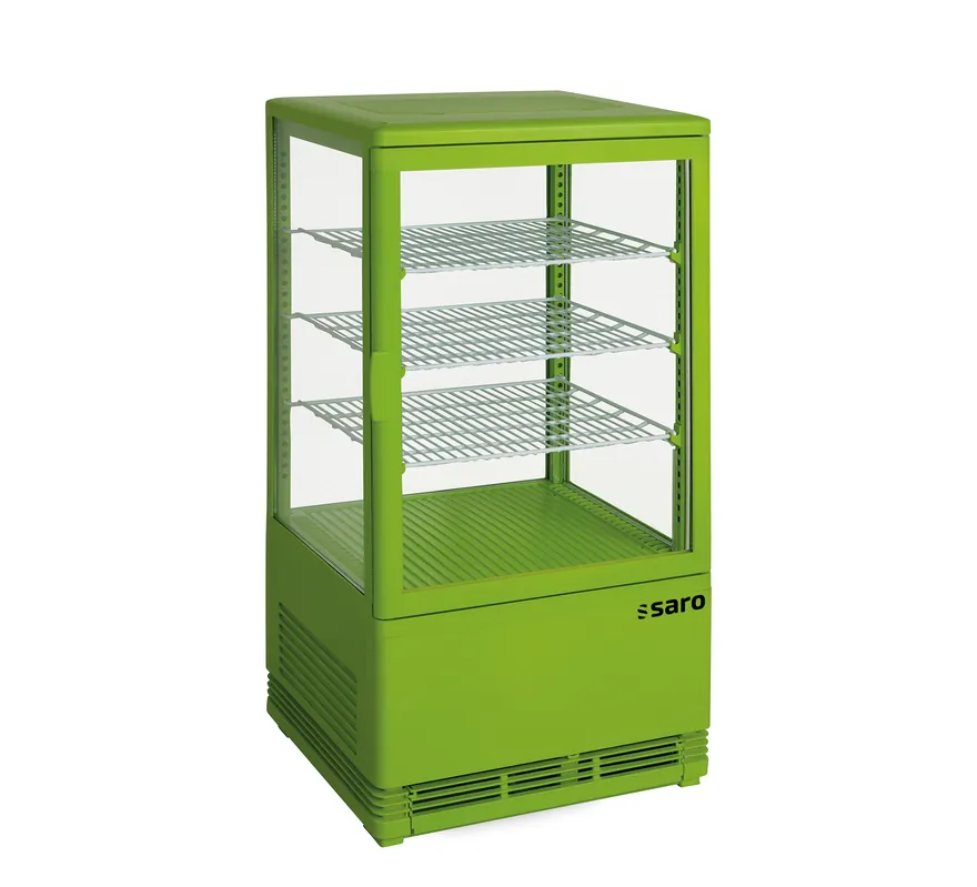 SARO Mini-koelvitrine 70 liter model SC 70 groen Finale Uitverkoop