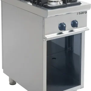 SARO Gasfornuis met open onderstel model E7/KUPG2BA Betrouwbaar