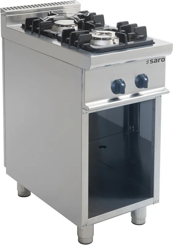 SARO Gasfornuis met open onderstel model E7/KUPG2BA Betrouwbaar