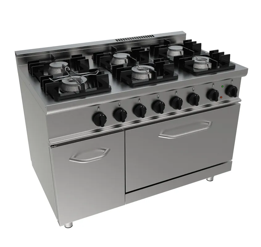 SARO Gasfornuis met electrische oven model E7/KUPG6LE Exclusieve Aanbieding