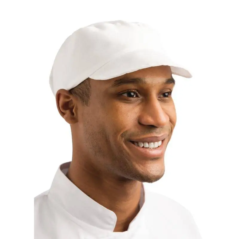 Superprijs Whites Bakkers Cap - Wit - Universele maat - Unisex