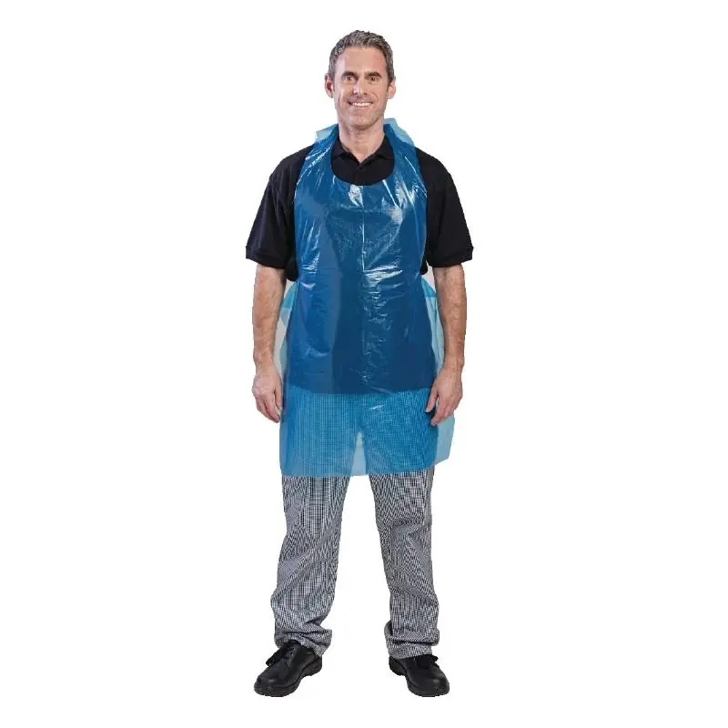Disposable schorten - 100 stuks - Blauw of Wit - Unisex Goedkoop
