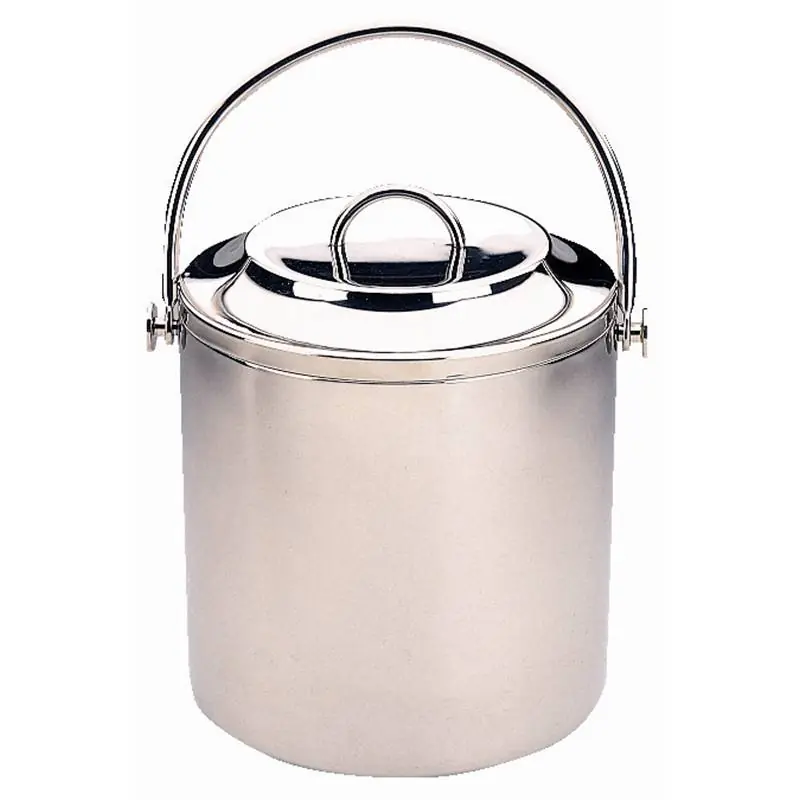 Favoriet RVS IJsemmer met Deksel - Dubbelwandig - 2 Liter - Ø180(x(H)180mm