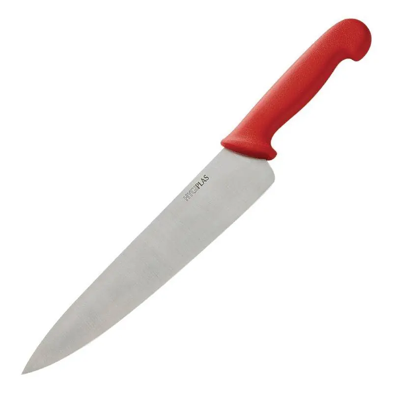 Premium Koksmes Hygiplas - Rood Heft - 250mm