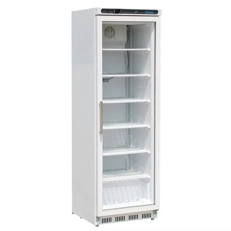 Shop Nu Vrieskast met glazendeur - 365 Liter - 60x60x(h)185cm