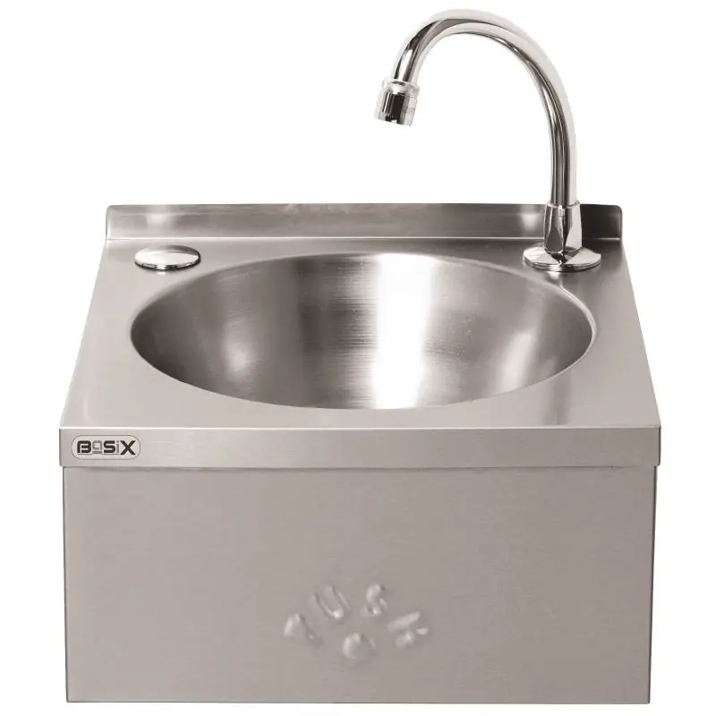 Wasbak RVS Handsfree - Incl. Kraan - 300x320x195(h)mm Direct Verzonden