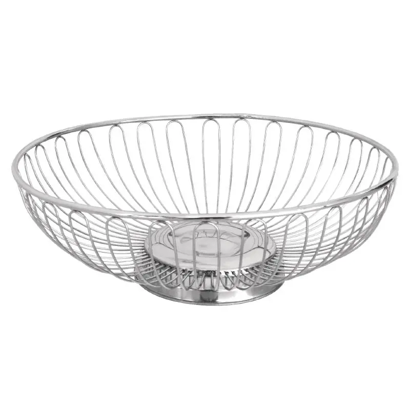 Tijdelijk Beschikbaar Fruitmand RVS - Ø255x90(h)mm