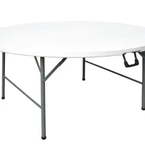Inklapbare terrastafel - rond - 153cm Ø Flitsaanbieding