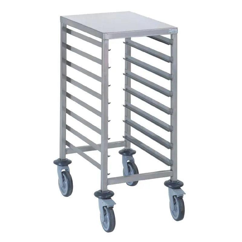 Regaalwagen RVS voor 8 x 1/1GN Heavy Duty Gelast655(b)x445(d)x900(h)mm Lage Prijs