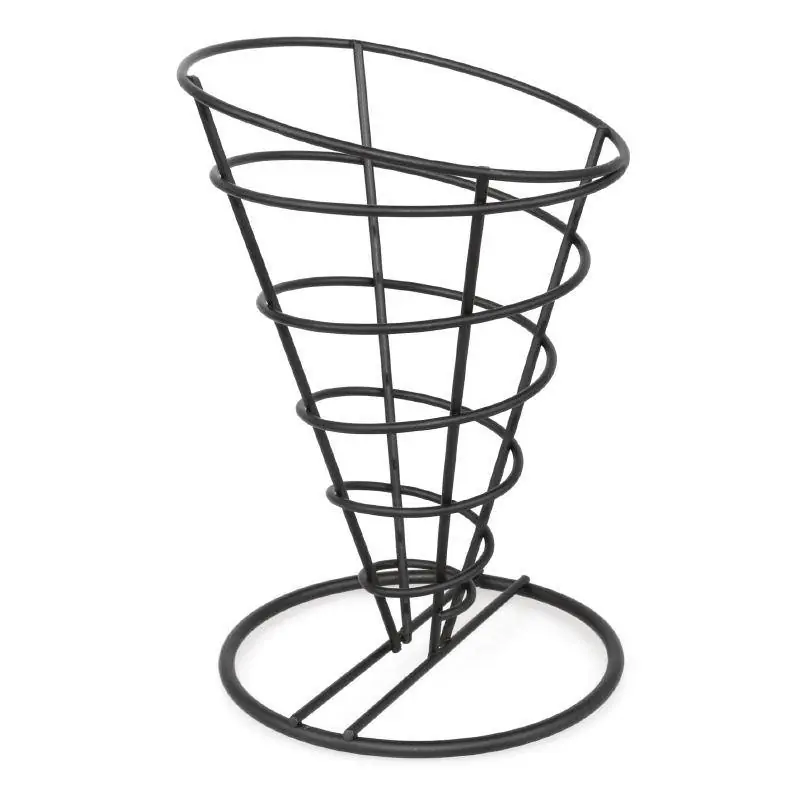 Frietzakhouder Zwart - Ø115x175(h)mm Gecertificeerd