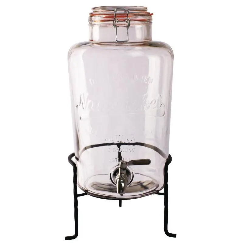 Glazen Waterdispenser op Standaard - 8,5 Liter Alleen Vandaag