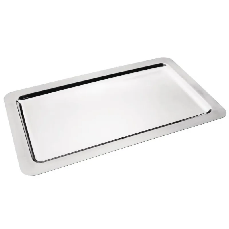 Serveerschaal - Rechthoekig - RVS - GN 1/1 - 53x32,5x(H)1cm Korting