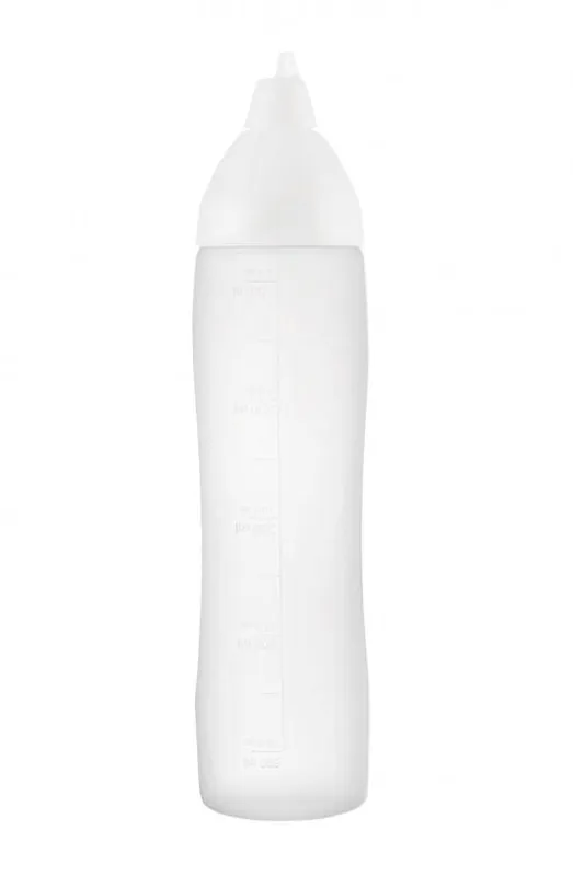 Anti-drup knijpfles polyethyleen transparant - 1 Liter - 31,1(H)cm Koopje