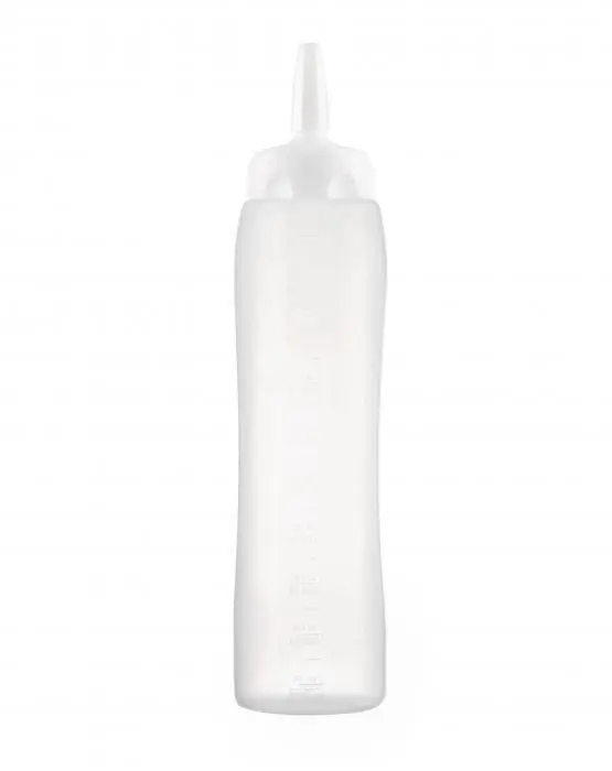 Meest Verkocht Knijpfles polyethyleen transparant - 1 Liter - 31,1(H)cm