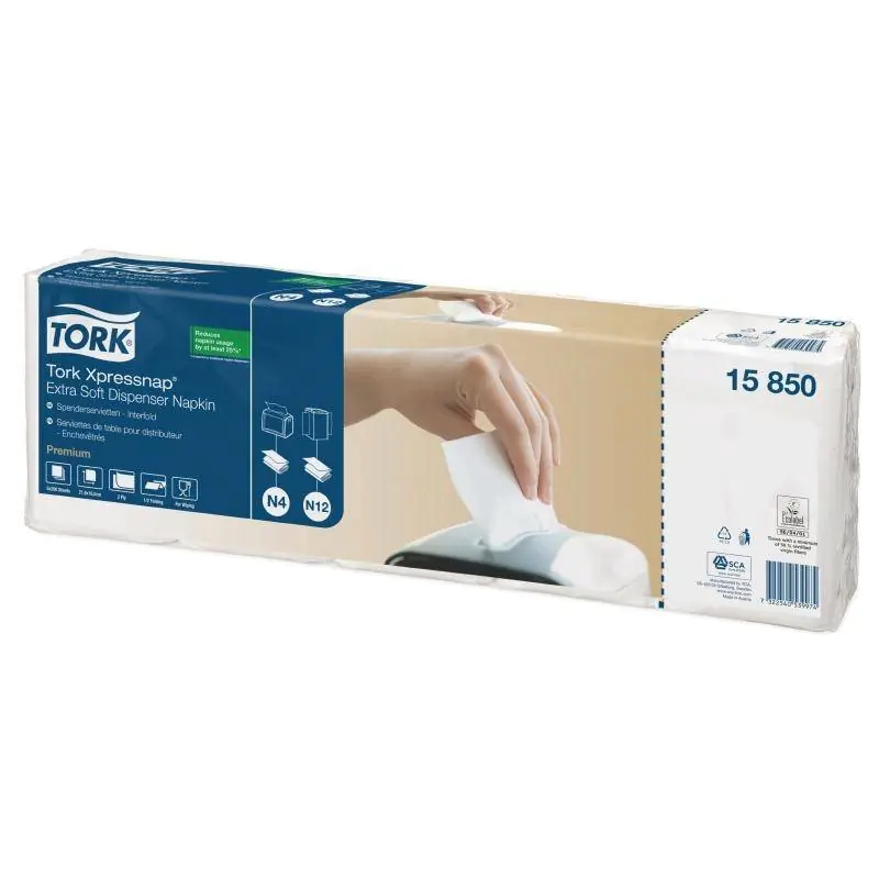Servetten 2-laags SUPERZACHT - Tork - Z-Gevouwen - 8000 Stuks Koop Vandaag