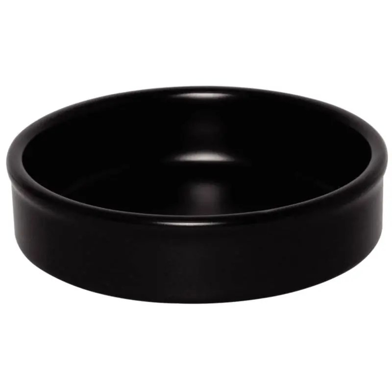 Schaal Stapelbaar - Olympia Zwart Porselein - 134x30mm - 6 Stuks Aanbieding