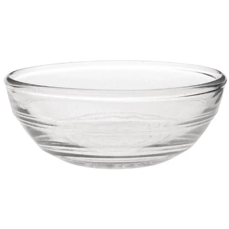 Op = Op Glazen Kom - Gehard Glas - Prijs per 6 Stuks - 0.035Liter - Ø60mm