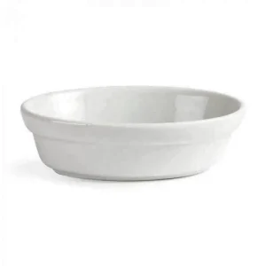 Alleen Vandaag Taartschaal Ovaal - Wit Porselein - 44x145x104mm - 6 Stuks