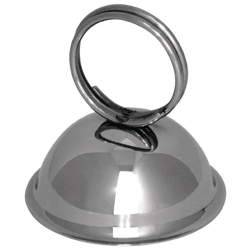 Fabrieksprijs Menuhouder met ring - Roestvrij staal - Ø58x60mm