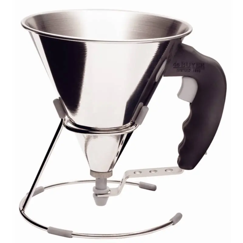 Suikergiet Trechter Mini RVS - 0,8 liter Op = Op
