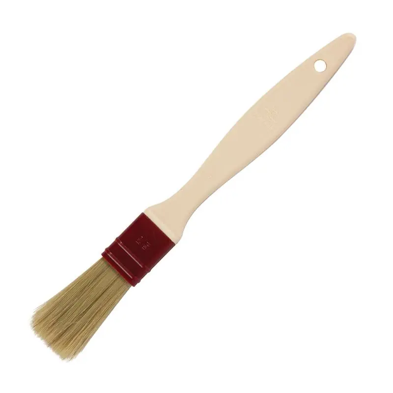 Hoge Kwaliteit Kwast Naturel - Houten Handvat - 25mm