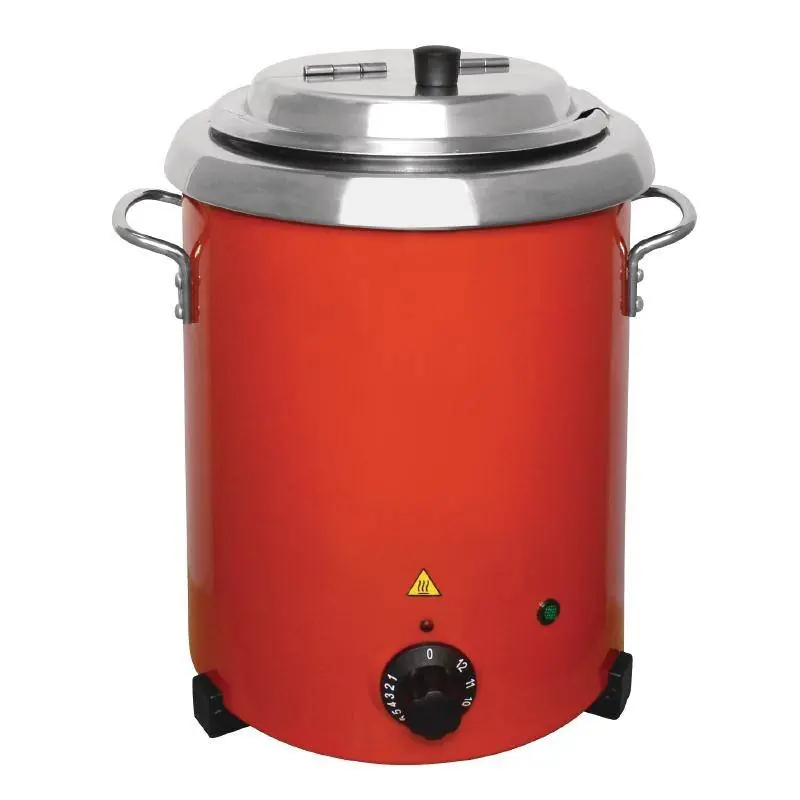 Shop Nu Soepketel Rood - 5,7 Liter - met Handgrepen