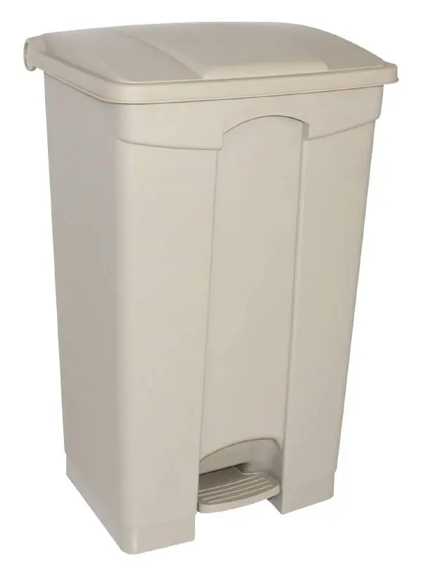 Jantex pedaal afvalbakken 45L beige Koop Vandaag