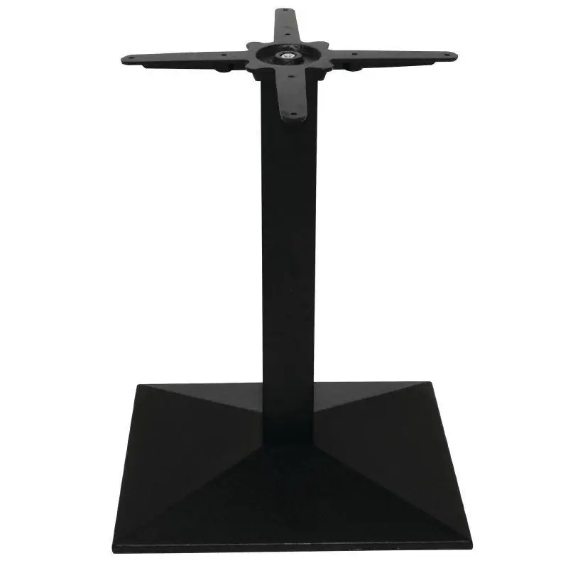 Express Levering Tafelpoot vierkant gietijzer - 73cm hoog - Voor tafelbladen tot 80cm