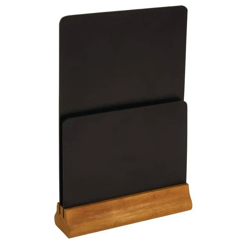 Menuhouder én Krijtbordje in 1 - 210x55x325(h)mm Speciale Aanbieding