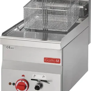 Koop Online Friteuse RVS - Elektrisch - Ingebouwde aftapkraan - 10 Liter - 400V - 7,5kW - 300x600x(H)280mm