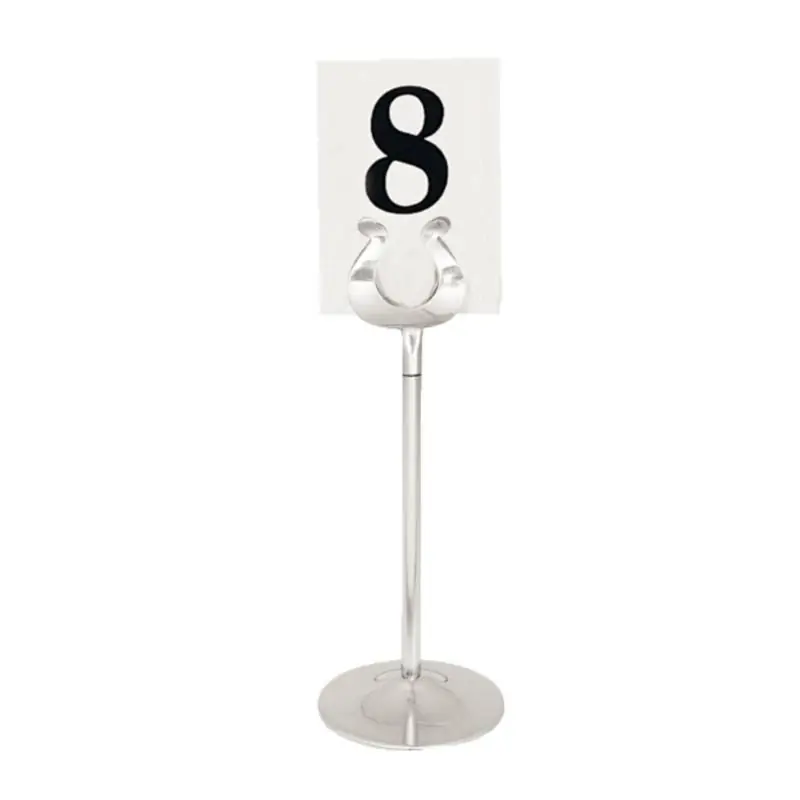 Op = Op Tafelnummer Houder RVS - 200mm