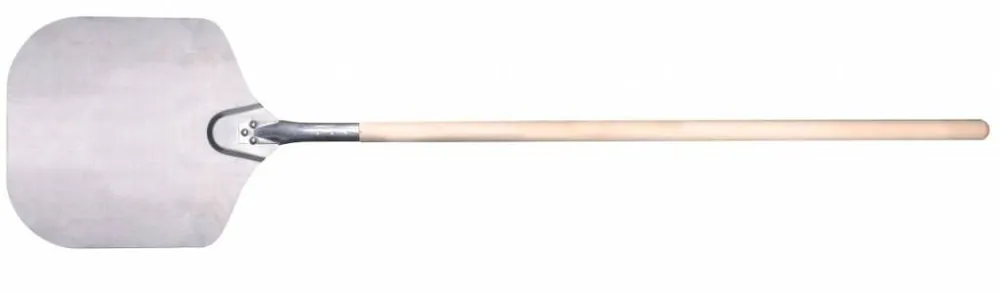 Pizzaschep Aluminium Houten Greep - 132 cm lang inc blad Koopje