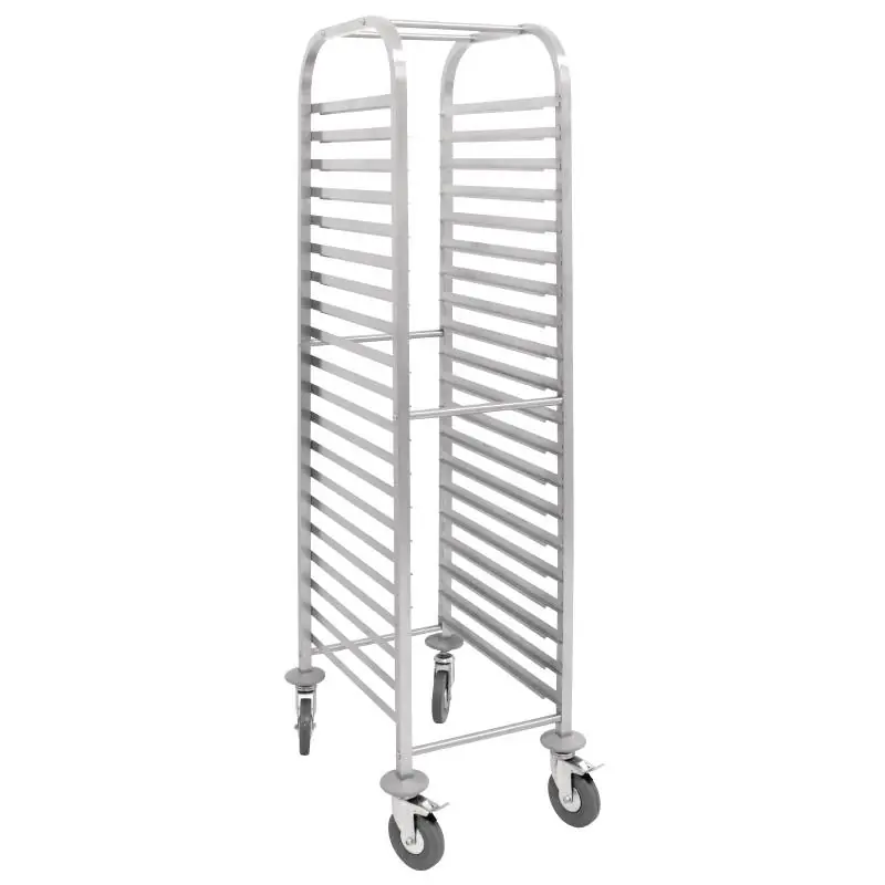 Weekendaanbieding Regaalwagen RVS voor 20 x 1/1GN 557(b)x380(d)x1700(h)mm