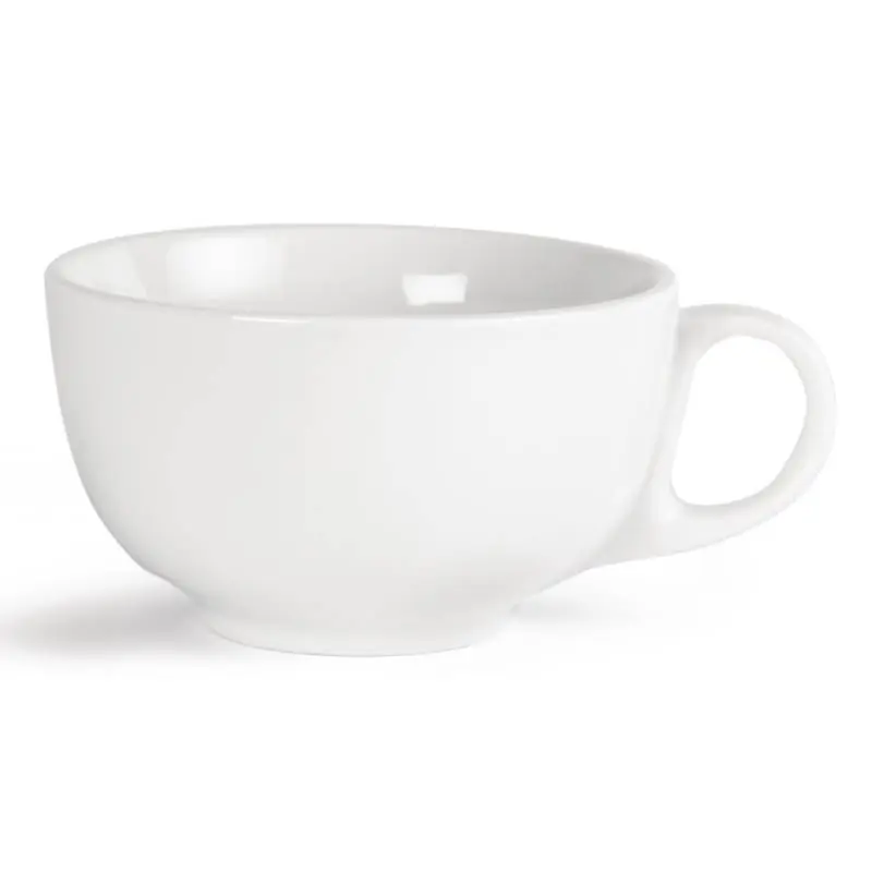Capuccinokop - Olympia Wit Porselein - 450ml - 12 Stuks Populair