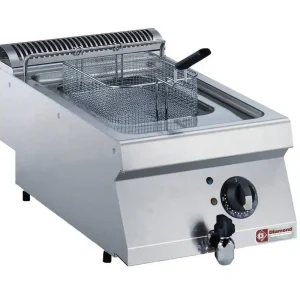 Friteuse Elektrisch - RVS - 7 Liter - 400V/5,4kW - 400x700x250/320(h)mm Beperkt Aanbod