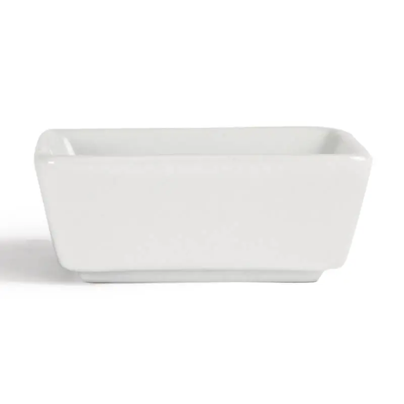 Lage Prijs Amuse Schaaltje - Olympia Wit Porselein - 80x80x35mm - 12 Stuks