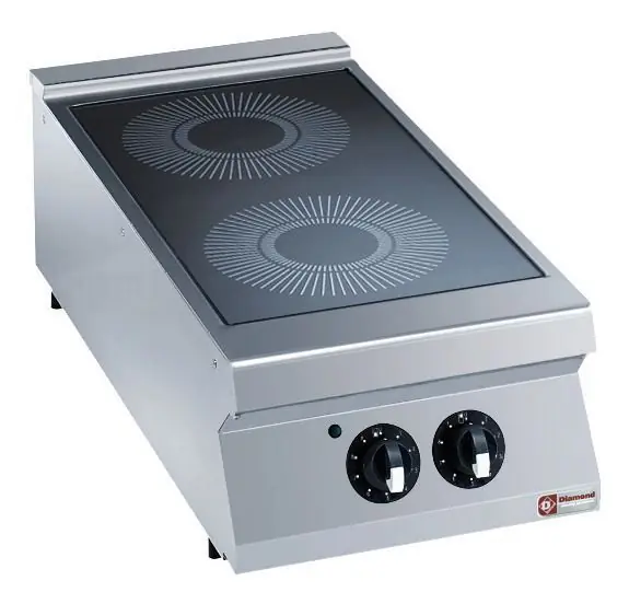 Bestseller Fornuis Vitrokeramisch - Elektrisch - 2 Zones Ø300mm - 6,8kW - 400x900x250/320(h)mm
