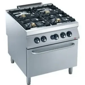 Betrouwbaar Gasfornuis - 4 Branders - Gas Oven - 800x900x(h)850/920mm