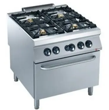 Betrouwbaar Gasfornuis - 4 Branders - Gas Oven - 800x900x(h)850/920mm